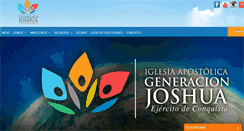 Desktop Screenshot of generacionjoshua.org