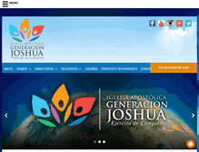 Tablet Screenshot of generacionjoshua.org